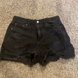 Black American eagle shorts